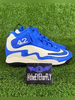 NEW Nike Air Griffey Max 1 “Jackie Robinson” Metal Cleats DC9980-100 Men’s 9.5